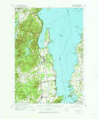 Willsboro 1956 topographic map thumbnail