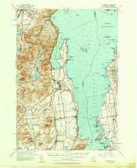 Willsboro 1956 topographic map thumbnail