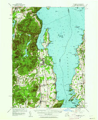 Willsboro 1956 topographic map thumbnail