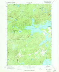 Wolf Mountain 1968 topographic map thumbnail