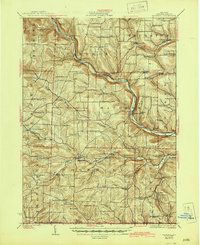 Woodhull 1926 topographic map thumbnail