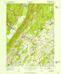 Wurtsboro 1943 topographic map thumbnail