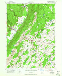 Wurtsboro 1943 topographic map thumbnail