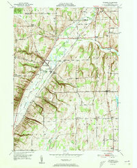 Wyoming 1951 topographic map thumbnail
