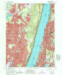 Yonkers 1966 topographic map thumbnail