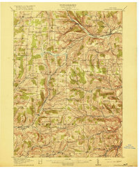 Canaseraga 1916 topographic map thumbnail