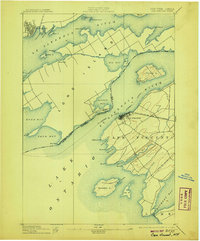 Cape Vincent 1895 topographic map thumbnail
