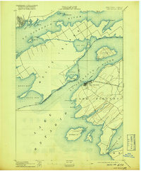 Cape Vincent 1895 topographic map thumbnail