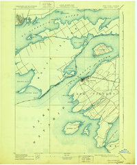 Cape Vincent 1895 topographic map thumbnail