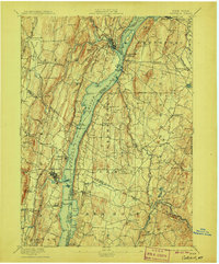 Catskill 1895 topographic map thumbnail