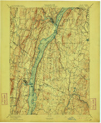 Catskill 1895 topographic map thumbnail