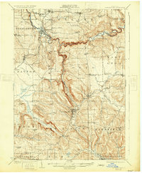 Cattaraugus 1923 topographic map thumbnail