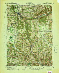 Cattaraugus 1938 topographic map thumbnail