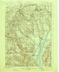 Cherry Creek 1900 topographic map thumbnail