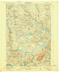 Childwold 1922 topographic map thumbnail