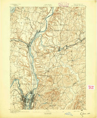 Cohoes 1893 topographic map thumbnail