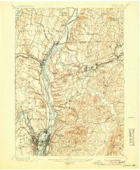 Cohoes 1898 topographic map thumbnail