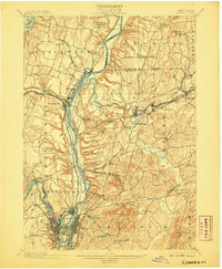 Cohoes 1898 topographic map thumbnail