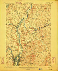 Cohoes 1898 topographic map thumbnail