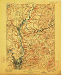 Cohoes 1898 topographic map thumbnail