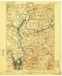 Cohoes 1898 topographic map thumbnail