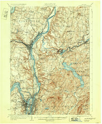 Cohoes 1929 topographic map thumbnail