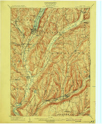 Cooperstown 1909 topographic map thumbnail