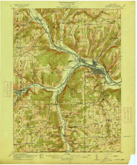 Corning 1914 topographic map thumbnail