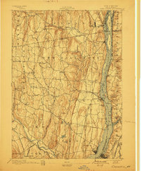 Coxsackie 1894 topographic map thumbnail