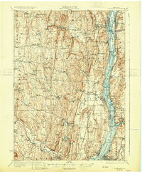 Coxsackie 1929 topographic map thumbnail