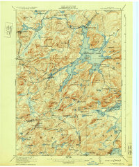 Cranberry Lake 1931 topographic map thumbnail
