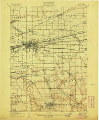 Depew 1905 topographic map thumbnail