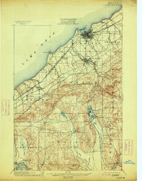 Dunkirk 1900 topographic map thumbnail