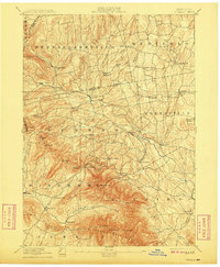Durham 1894 topographic map thumbnail