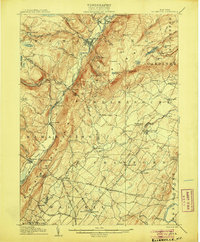 Ellenville 1906 topographic map thumbnail