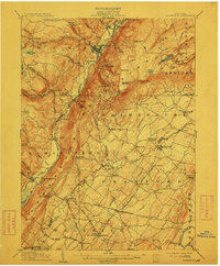 Ellenville 1906 topographic map thumbnail