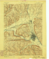 Elmira 1895 topographic map thumbnail