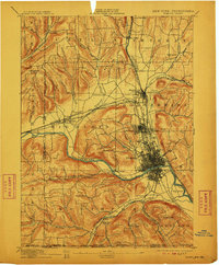 Elmira 1895 topographic map thumbnail