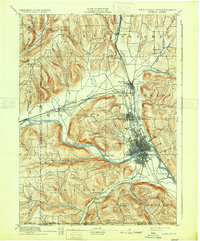 Elmira 1895 topographic map thumbnail