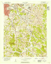 Antioch 1952 topographic map thumbnail