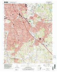 Antioch 1999 topographic map thumbnail