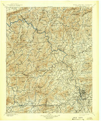 Asheville topographic map thumbnail