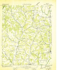 Aspen Hill 1936 topographic map thumbnail