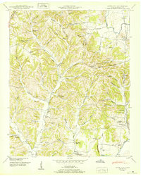 Aspen Hill 1950 topographic map thumbnail