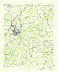 Athens 1935 topographic map thumbnail