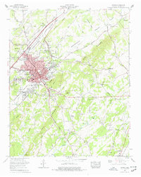 Athens 1964 topographic map thumbnail