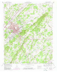 Athens 1964 topographic map thumbnail