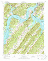 Bacon Gap 1968 topographic map thumbnail