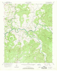Bald Knob 1956 topographic map thumbnail
