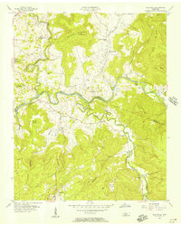 Bald Knob 1956 topographic map thumbnail